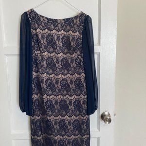 Brand: Eliza J Royal Collection, blue dress [Size 4]